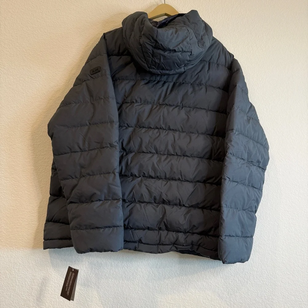🆕 Men's Michael Kors Premium Down Puffer Jacket - Size XXXL Gun Metal Color - Picture 4 of 16